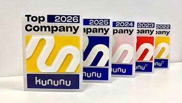 compass Mitarbeitende freuen sich über den Award.