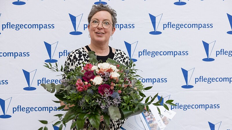Foto von Irene von Mulert, Preisträgerin des pflegecompass in der Stadt und dem rechtsrheinischen Kreis Wesel.