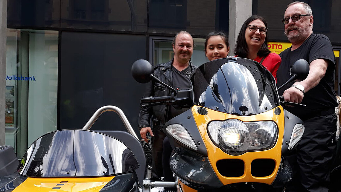 compass, Pflegeberatung, Motorrad, Stuttgart, ALS, Mehrgenerationenhaus