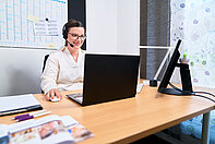 compass-Pflegeberaterin im Homeoffice