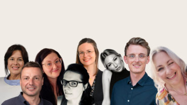 Portraitansichten der Absolvent*innen in einer Collage.