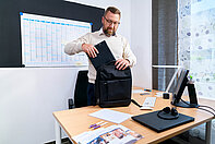 compass-Pflegeberater im Homeoffice